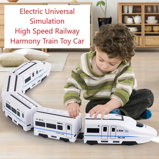 💥Hot Sale 💥-Elektrische universele simulatie hogesnelheidstrein Harmony trein speelgoed