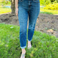 ✨ Beperkte aanbieding ✨-Buikcontrole slim fit jeans