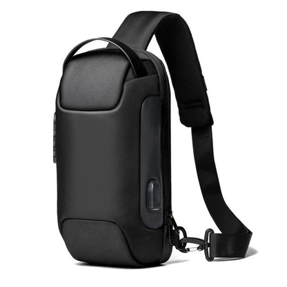 Sport Sling Anti-diefstal schoudertas met USB-oplaadfunctie