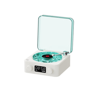 Multifunctionele retro platenspeler-stijl natuurlijke slaapgeluid hulp Bluetooth stereo